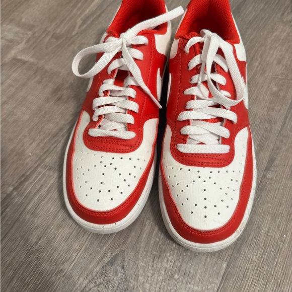 Nike Red and White Athletic Shoes - Picture 1 of 4